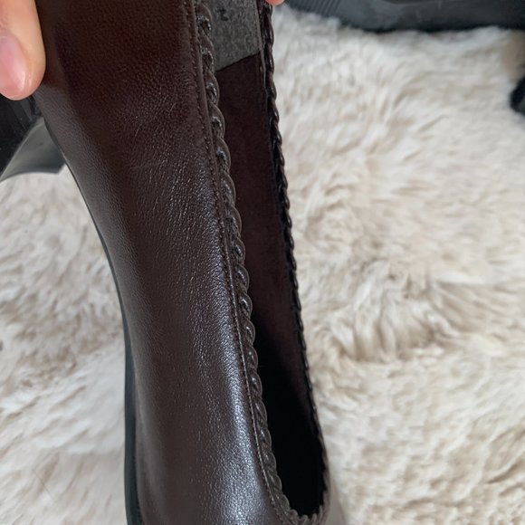 Stuart Weizman brown leather pumps 5.5 35.5 - Picture 5 of 10